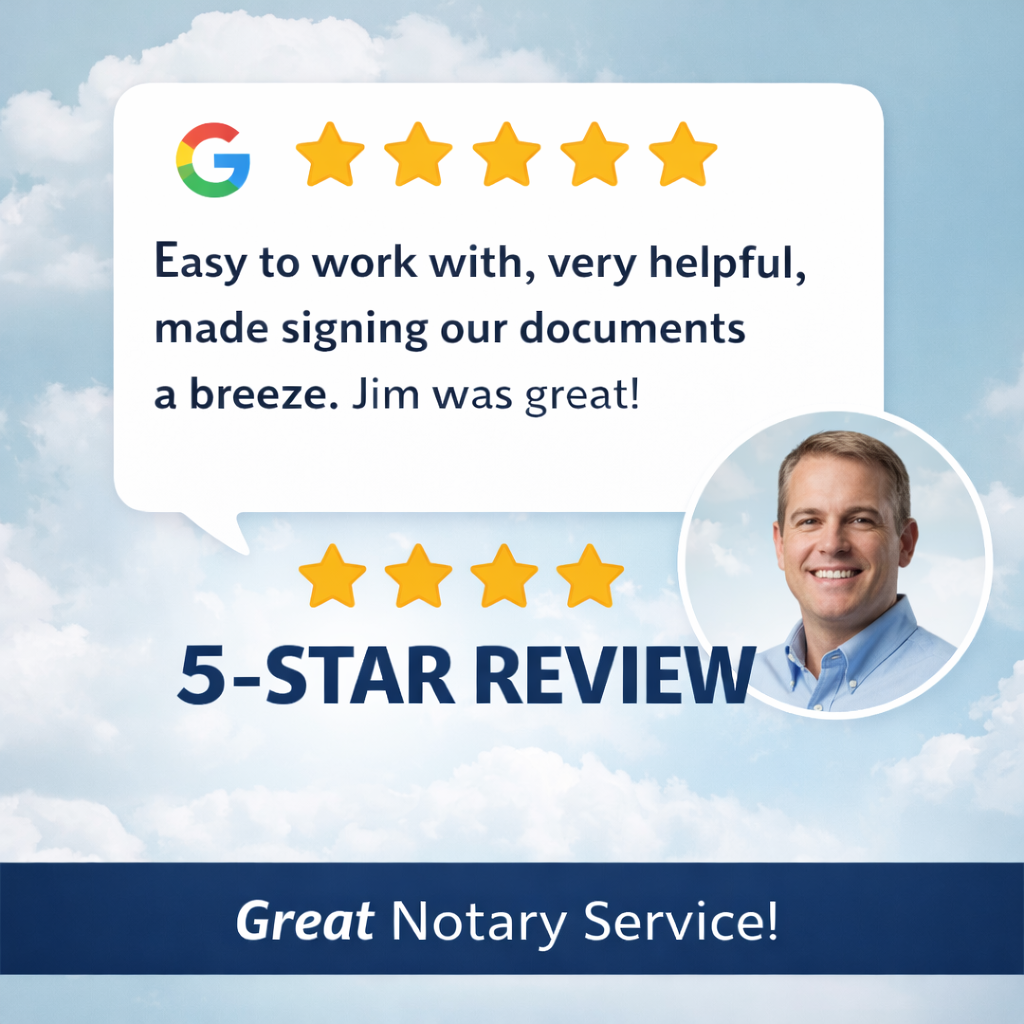 Idaho Mobile Notary Signing Agent - 5 Star Review