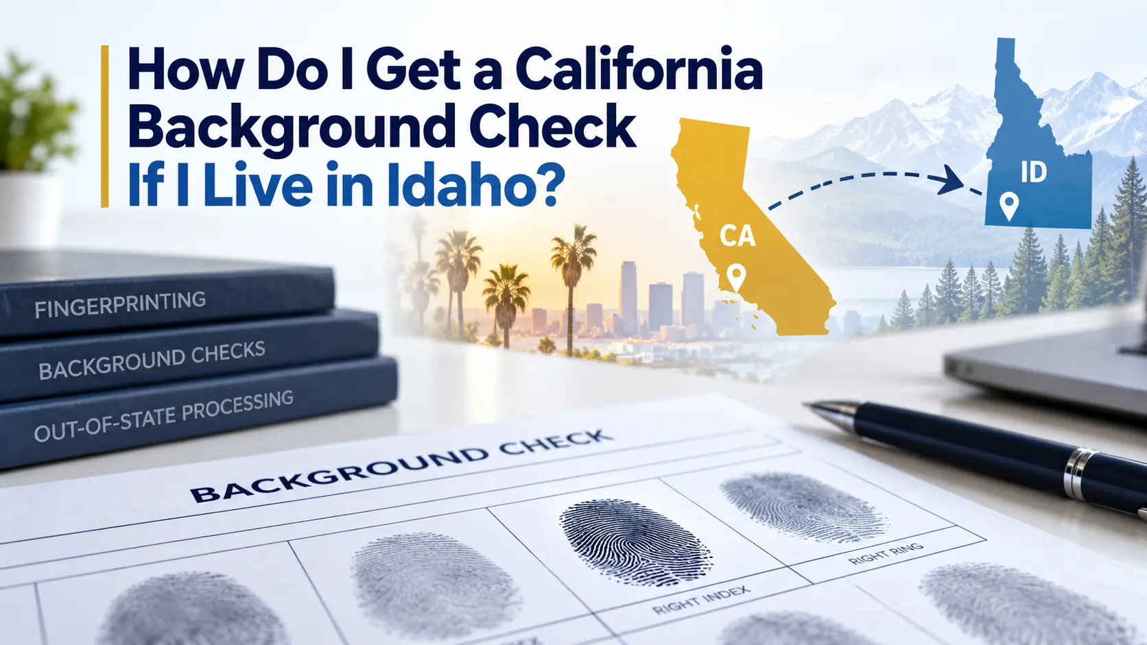 How Do I Get a California Background Check If I Live in Idaho?